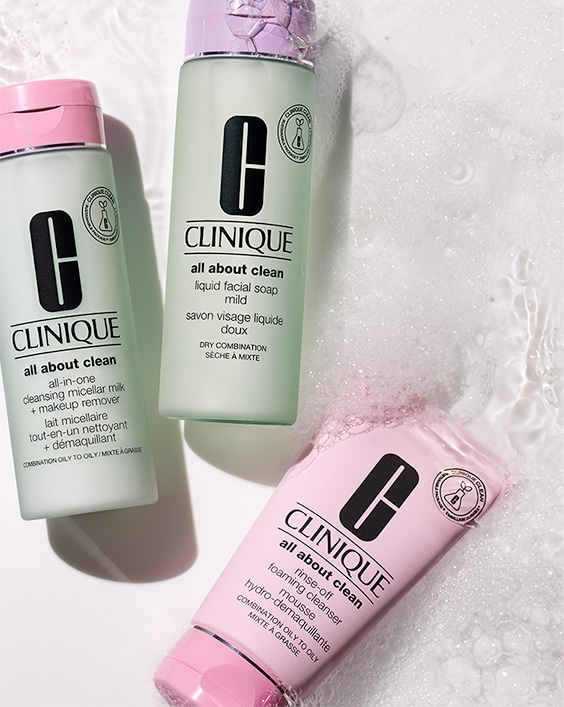 Start with an extra-gentle cleanse