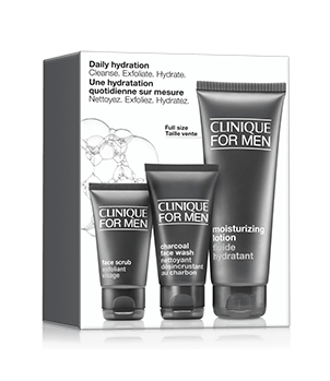 Clinique for Men™ Daily Hydration - Cleanse. Exfoliate. Hydrate.