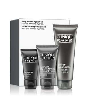 Clinique For Men Set: Daily Oil-Free Hydration