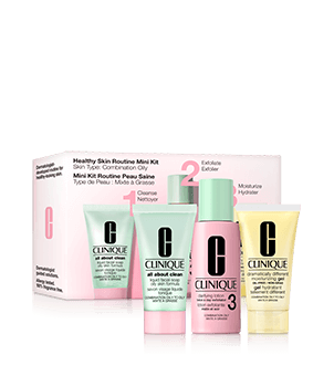Healthy Skin Routine: Mini 3-Step Kit For Combination Oily Skin 