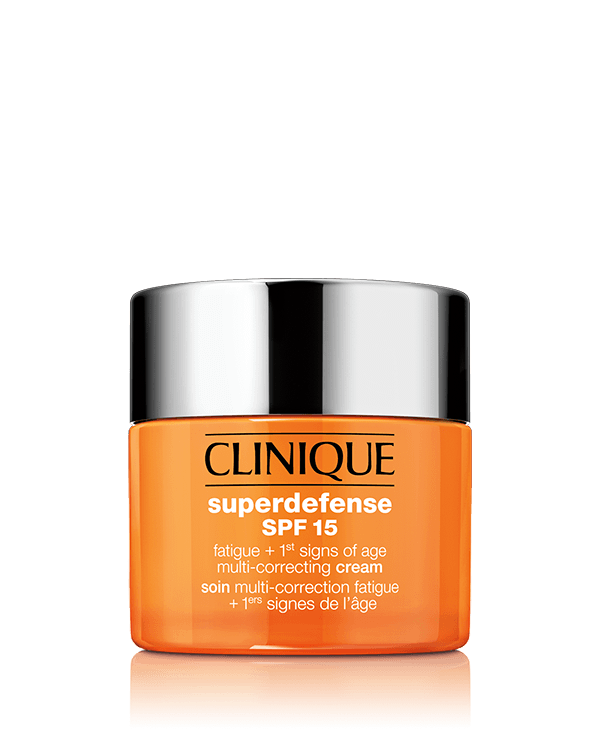 Superdefense™ SPF 15 Fatigue + 1st Signs Of Age Multi-Correcting Cream, A refreshing silky cream with SPF that fights fatigue and first signs of ageing.
