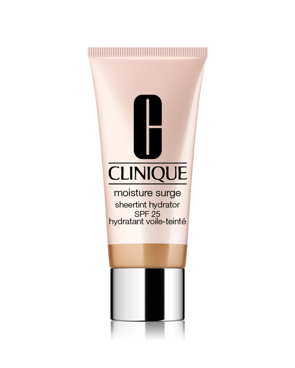 Moisture Surge™ Sheertint Hydrator SPF 25, A tinted hydrator that provides 12 hours of hydration, complexion perfection and protection all in one.