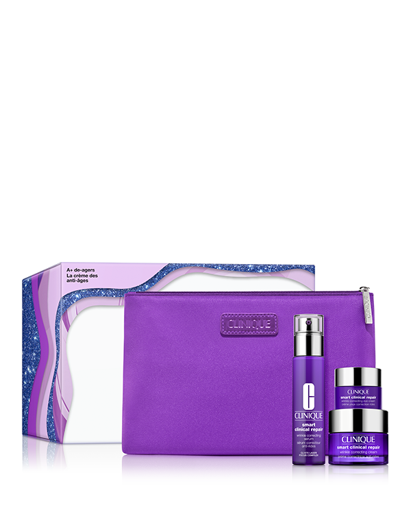A+ De-Agers Skincare Gift Set, A collection of our best-in-class formulas for results you can see. Worth $233.