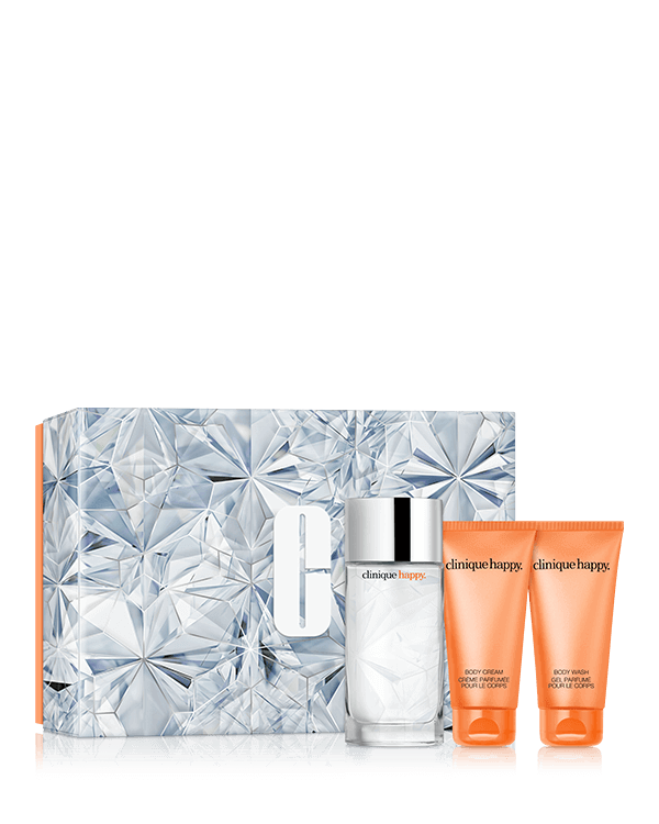 Absolutely Happy Fragrance Set, A trio of happiness in our best-selling scent. $214 value.