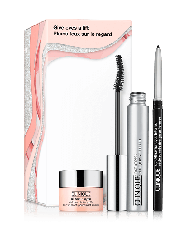 Give Eyes a Lift Set, An eye-defining trio with a lifting mascara. Worth $122.