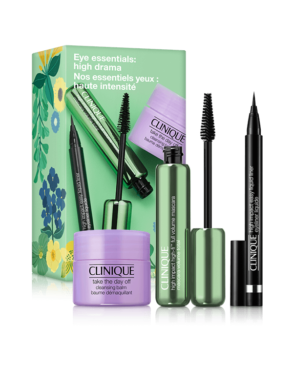 Eye Essentials: High Drama, Three eye makeup essentials. Turn up the drama then take it off with ease.