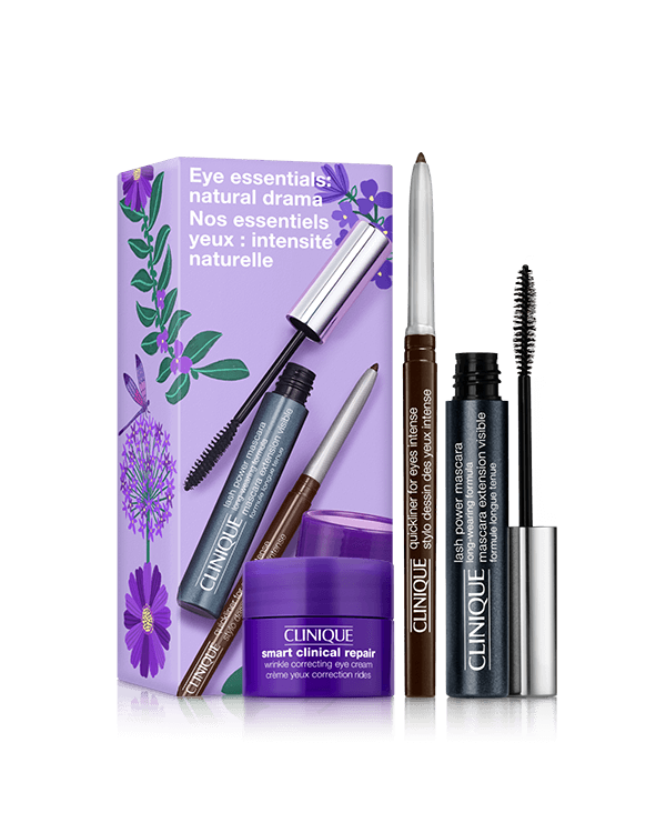 Eye Essentials: Natural Drama, An eye-opening trio for a look with staying power.