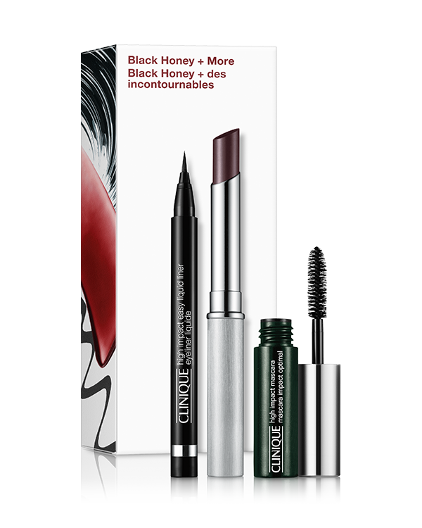 Black Honey + More, A trio of our cult-classic lipstick and bold eye essentials . $110 value.