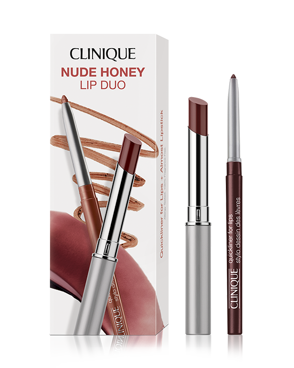 Nude Honey Lip Kit, The only nude you need now paired with a matching Quickliner™ For Lips.