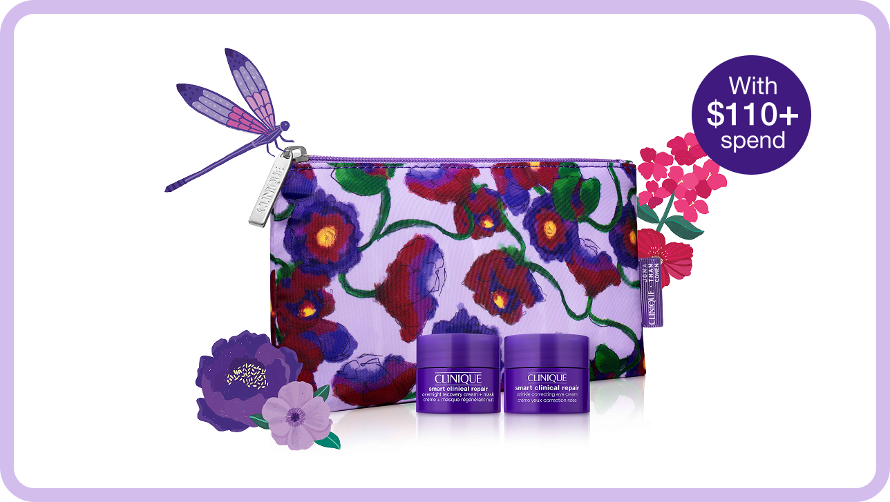 Receive a free 3-piece Smart gift including bag when you spend $100+*. 