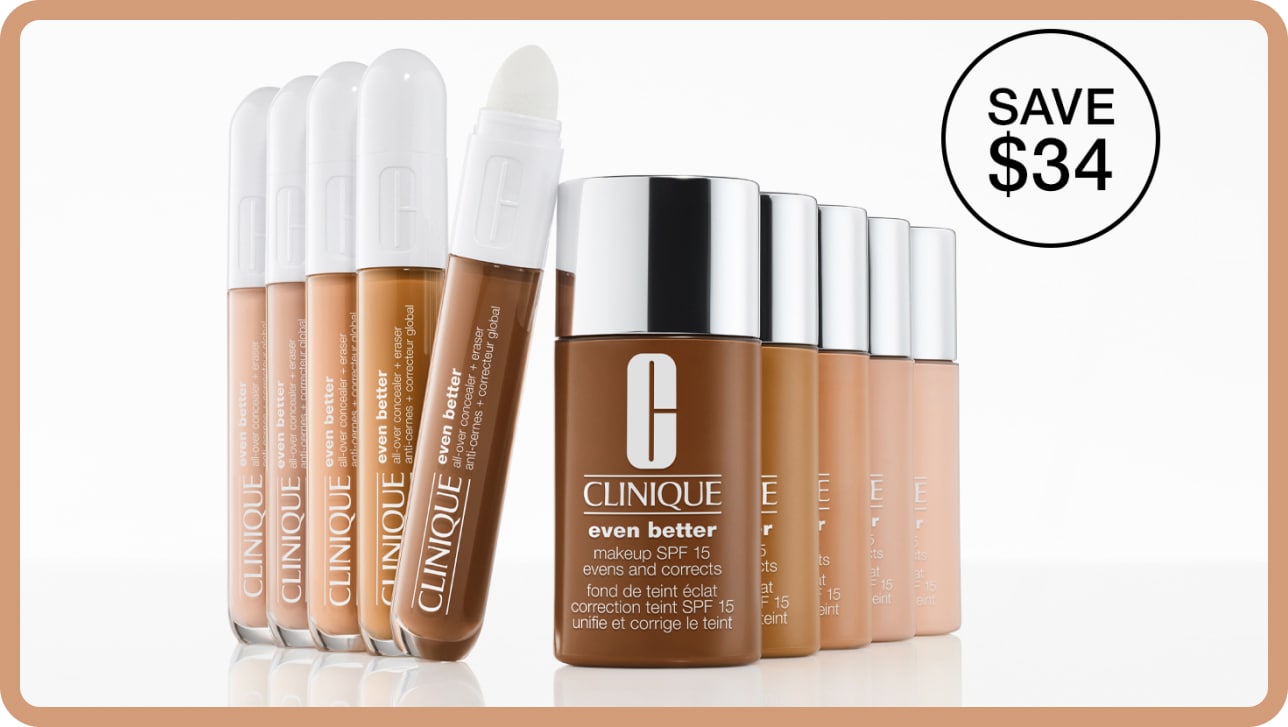 Enjoy 25% off when you buy any Even Better Makeup SPF 15 & Even Better Concealer together.