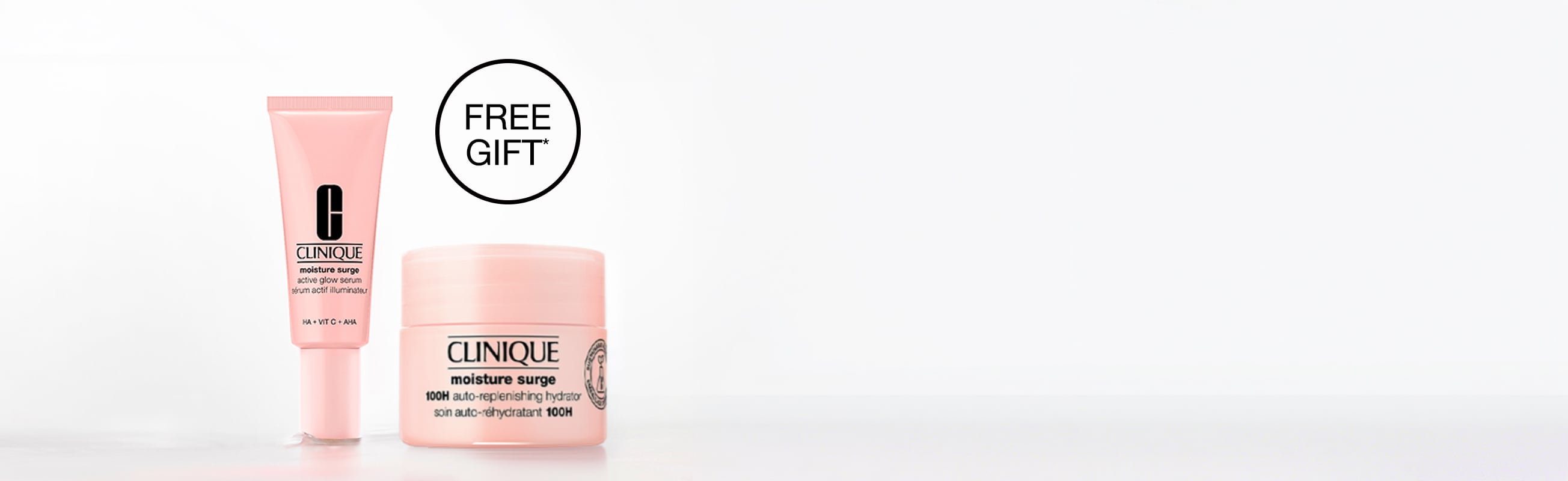 Receive a free Moisture Surge duo when you spend $70+*. 
