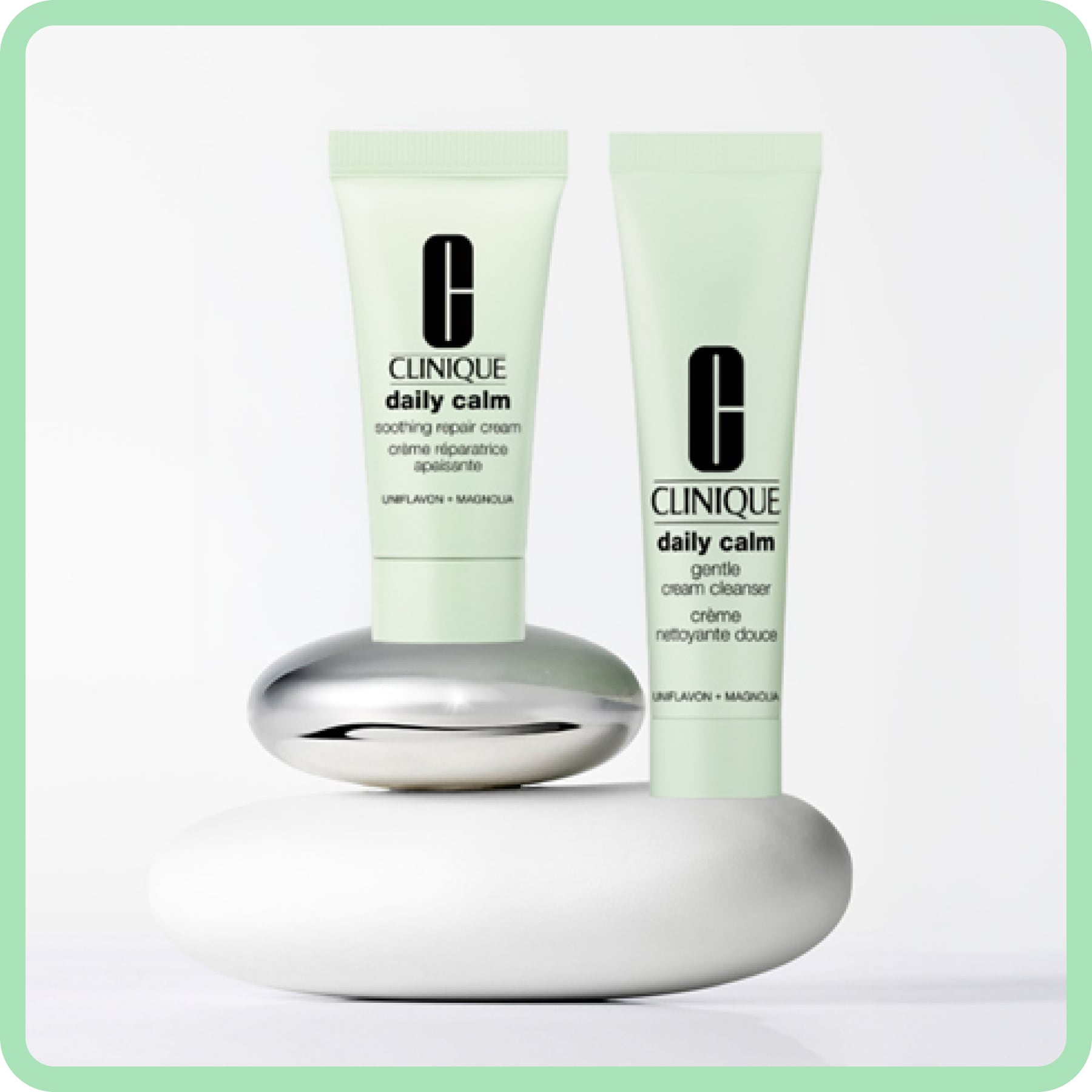 free deluxe samples of the new Gentle Cleansing Cream 15ml Tube and Soothing Repair Cream 5ml Tube with any purchase over $70*